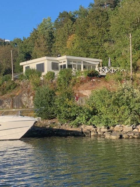 Renovated Sea Facing Cottage On The Eidanger Fjord 포르스그룬 외부 사진